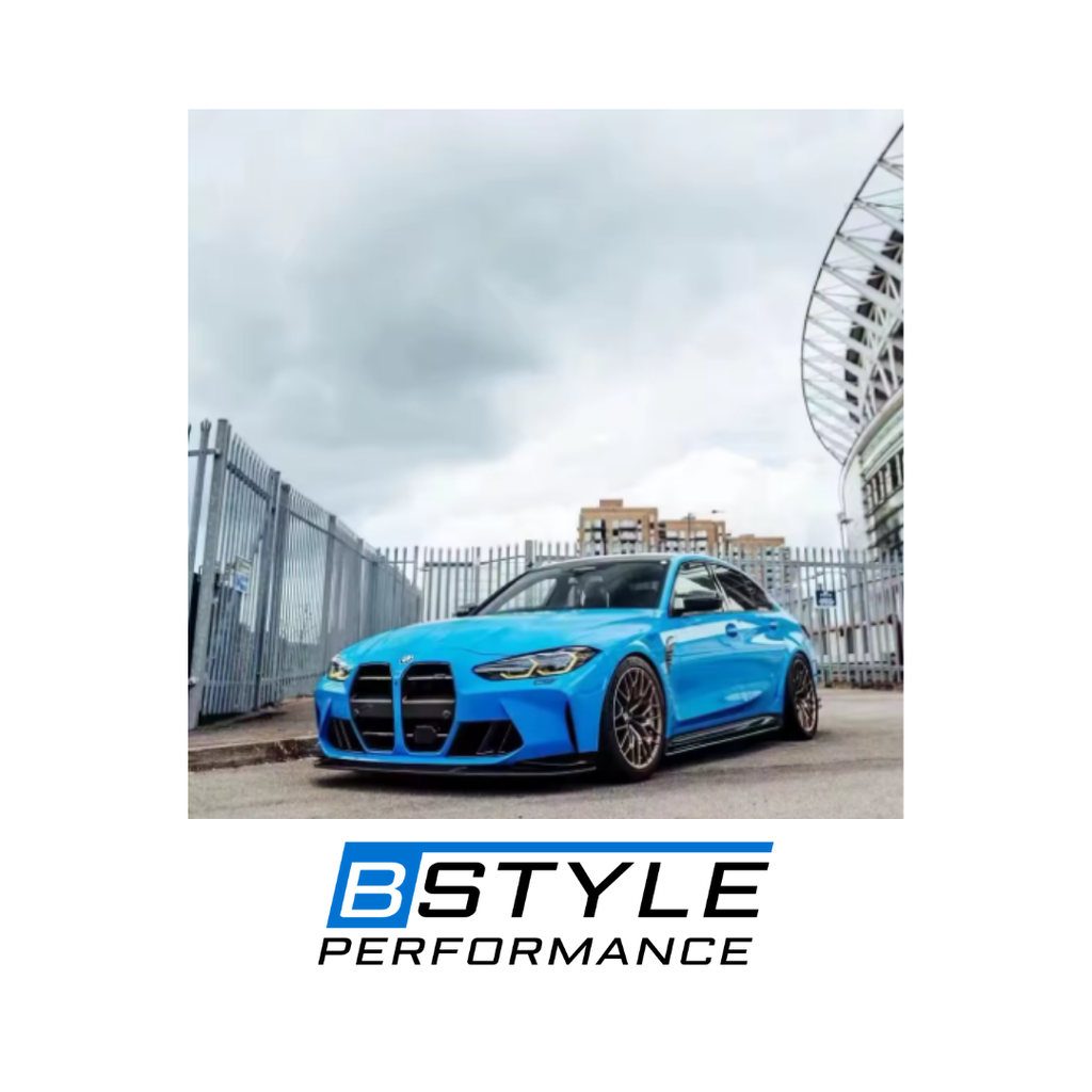 BMW M3 G80 M4 G82 R44 Style Dry Carbon Fiber Front Bumper Lip Splitter