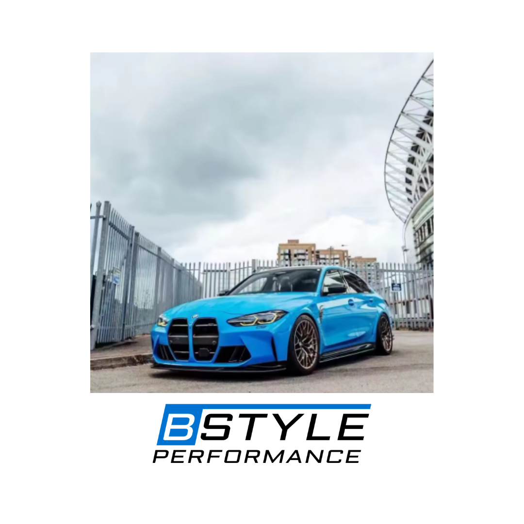 BMW M3 G80 M4 G82 R44 Style Dry Carbon Fiber Front Bumper Lip Splitter