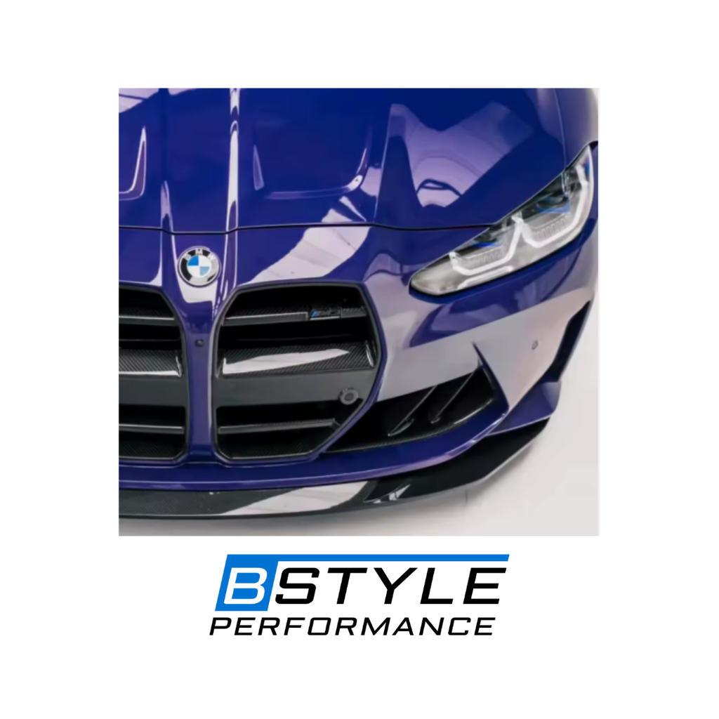 BMW M3 G80 M4 G82 R44 Style Dry Carbon Fiber Front Bumper Lip Splitter