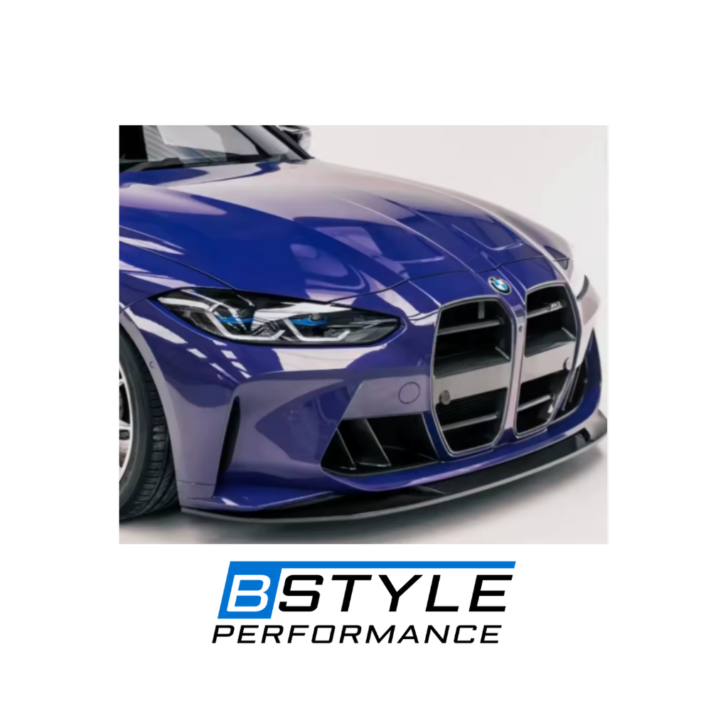 BMW M3 G80 M4 G82 R44 Style Dry Carbon Fiber Front Bumper Lip Splitter