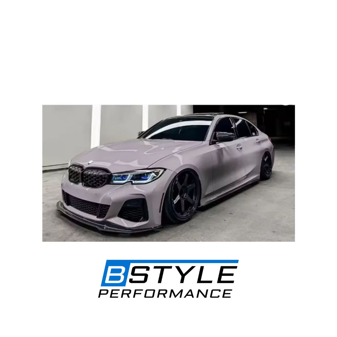 BMW 3 Series G20 G28 M-Sport Carbon Fiber Front Bumper Lip & Rear Body Kit