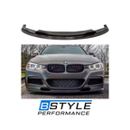 BMW 3 Series F30 F31 M Sport Carbon Fiber Front Bumper Lip Splitter