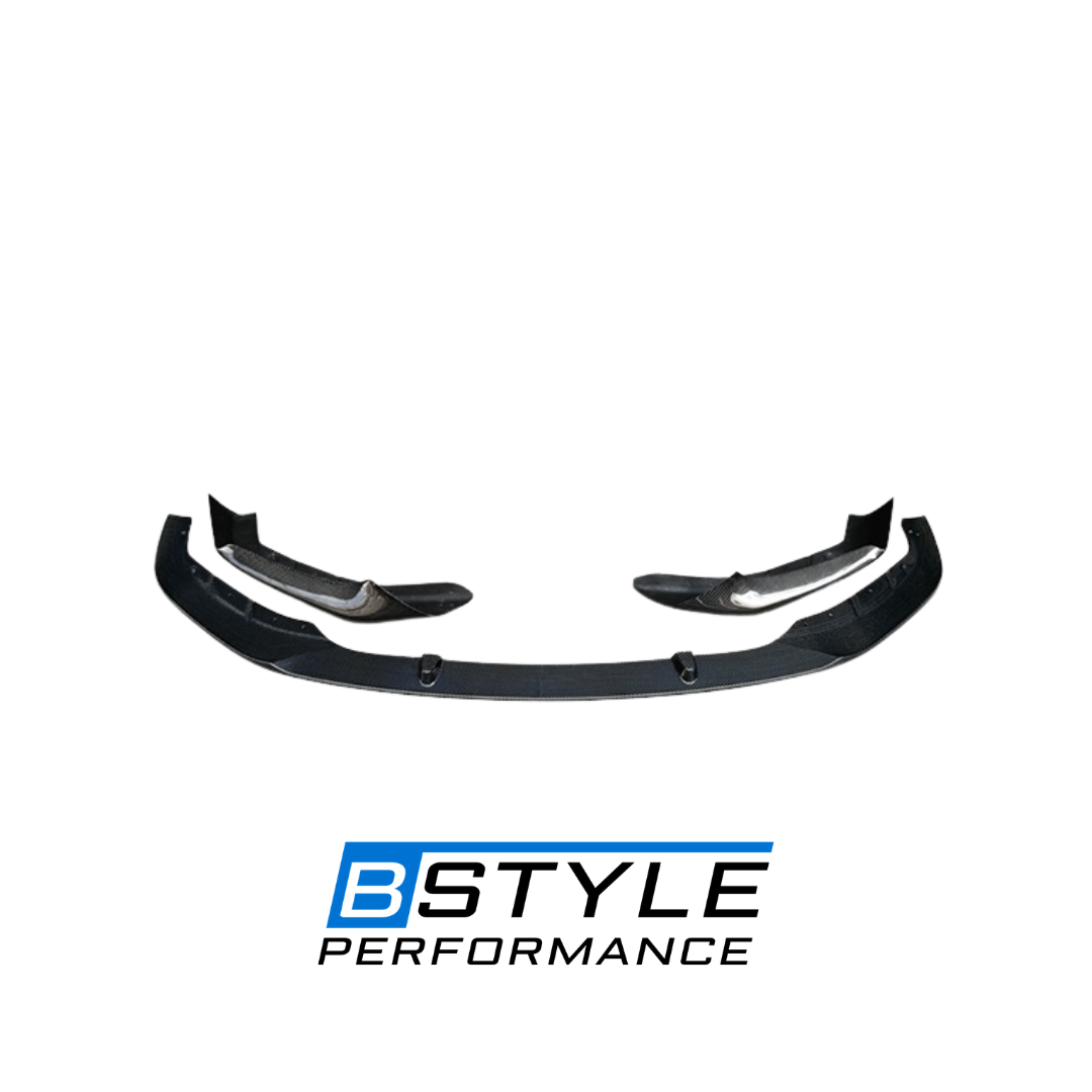 BMW 5 Series G30 MP Style Carbon Fiber Front Bumper Lip