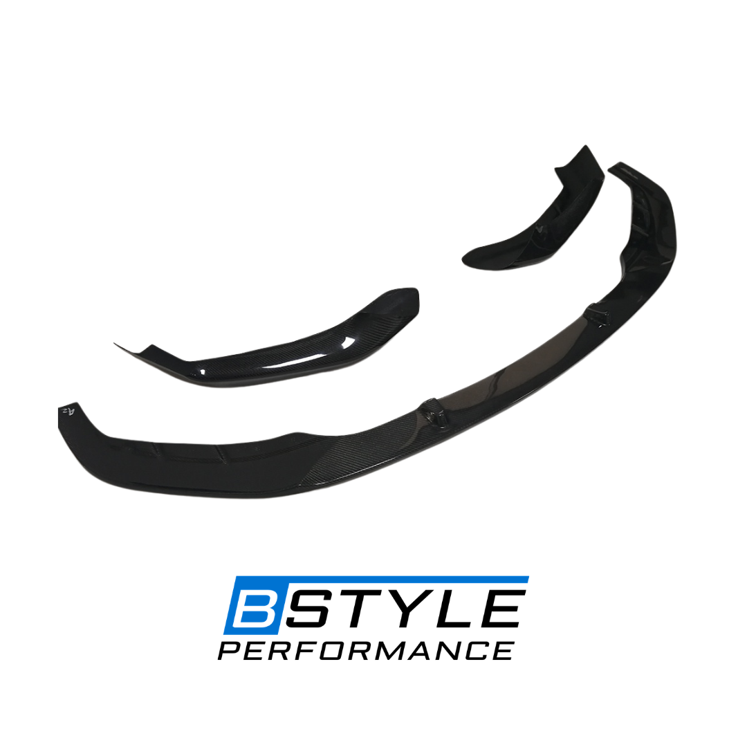 BMW 5 Series G30 MP Style Carbon Fiber Front Bumper Lip
