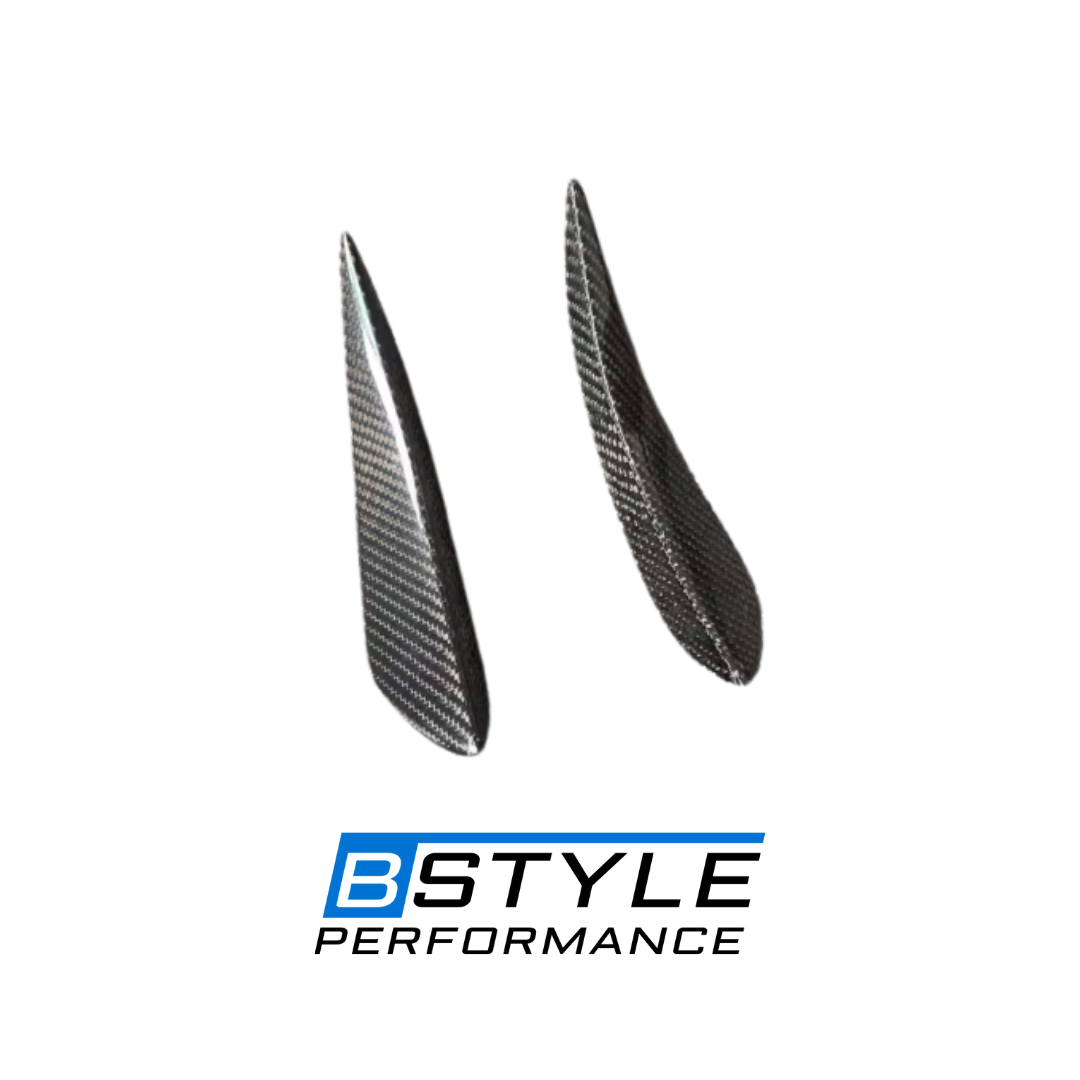 BMW M3 F80 M4 F82 Carbon Fiber Front Bumper Side Fins Canards