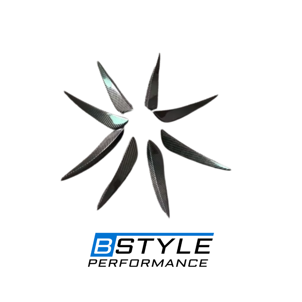 BMW M3 F80 M4 F82 Carbon Fiber Front Bumper Side Fins Canards