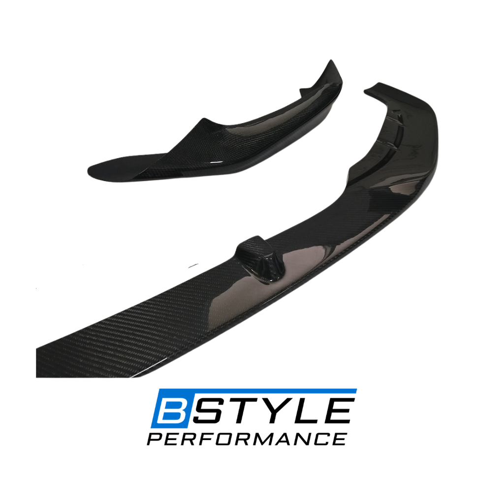 BMW 5 Series G30 MP Style Carbon Fiber Front Bumper Lip