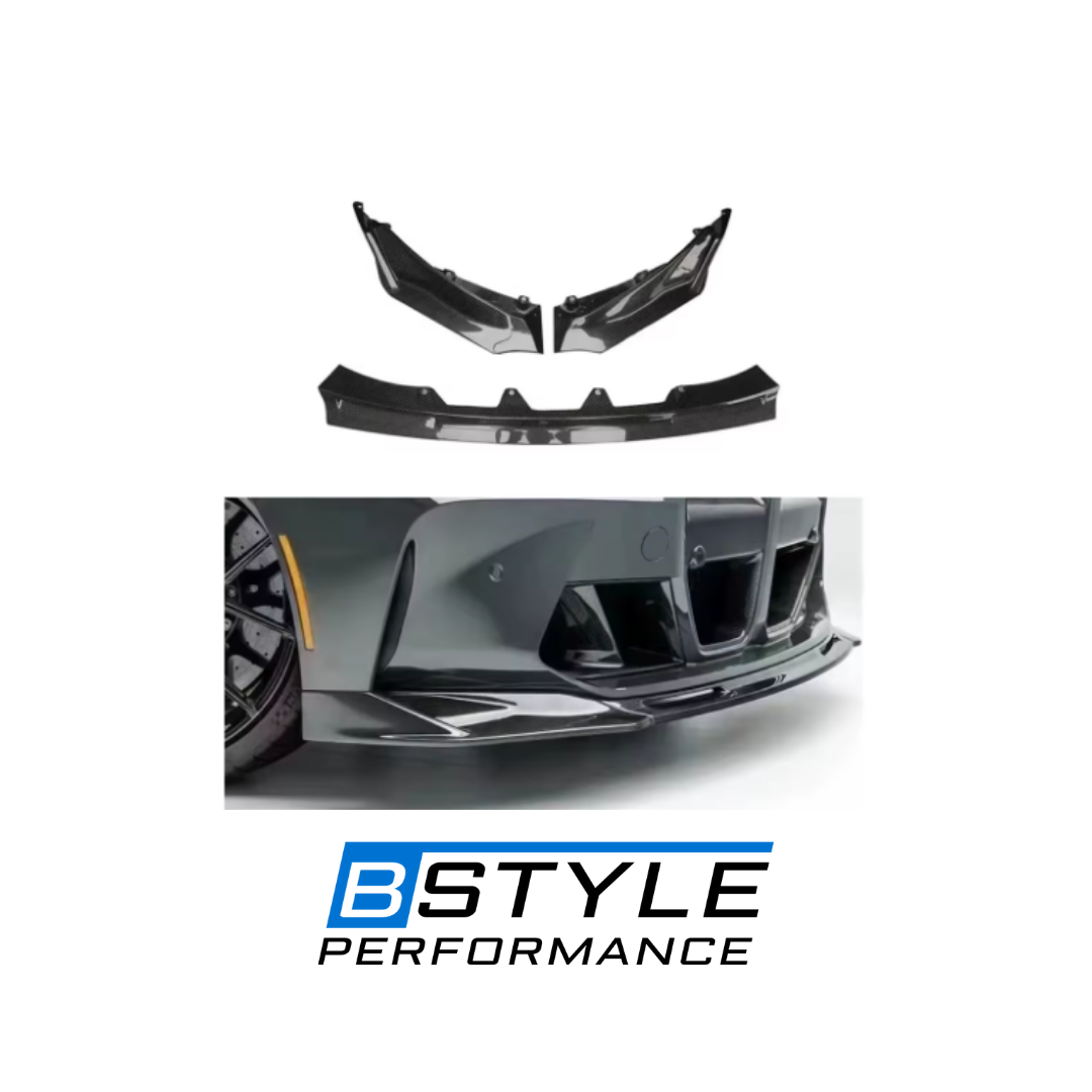 BMW M3 G80 M4 G82 Dry/Wet Carbon Fiber Front Bumper Lip Splitter