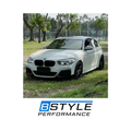 BMW 1 Series F20 LCI M Sport MP Style Gloss Black Front Bumper Lip
