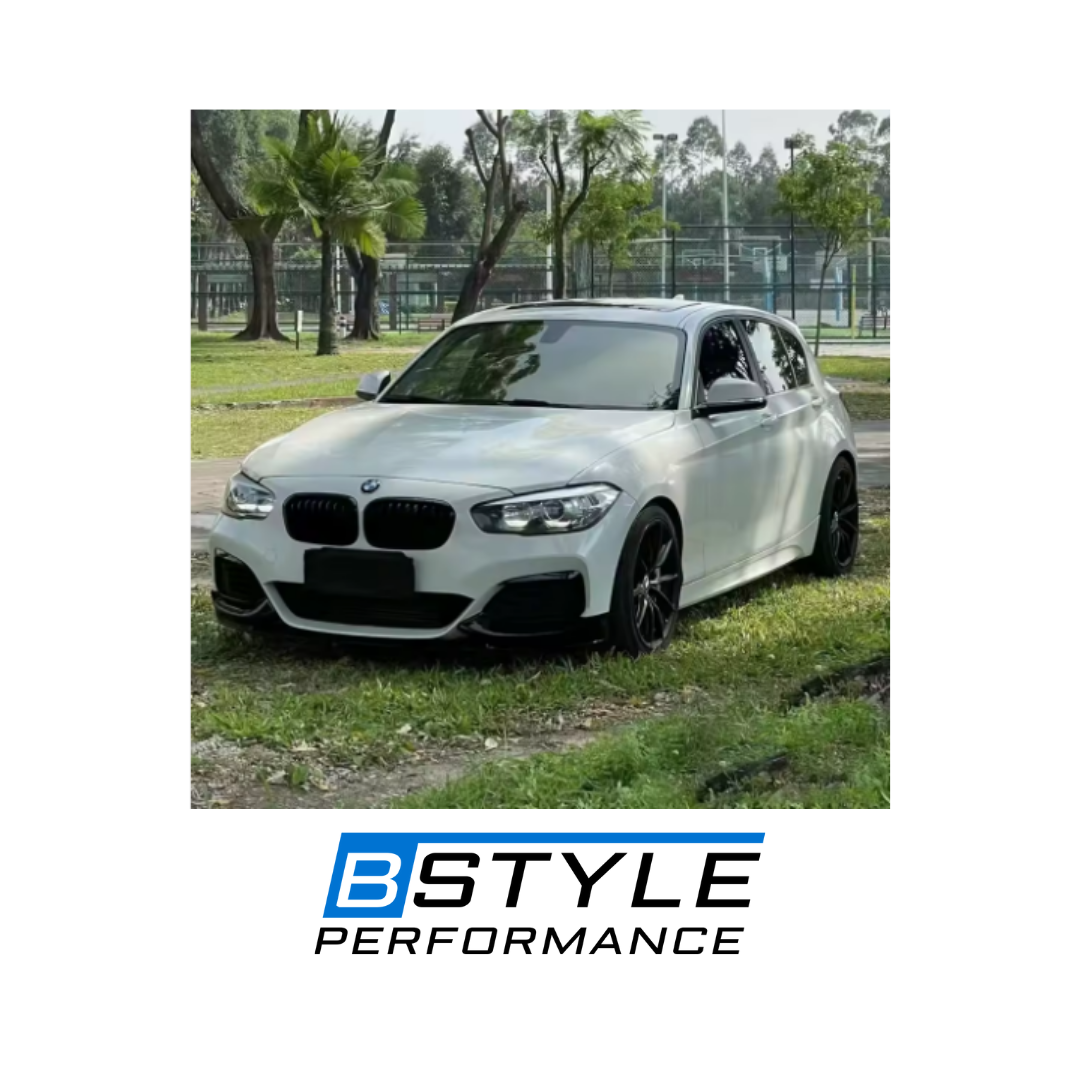 BMW 1 Series F20 LCI M Sport MP Style Gloss Black Front Bumper Lip