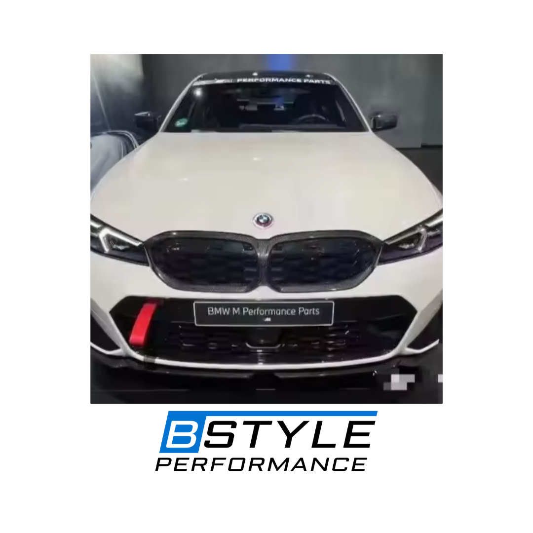 BMW 3 Series G20 G28 LCI MP Style 3-Piece Wet Carbon Front Bumper Lip
