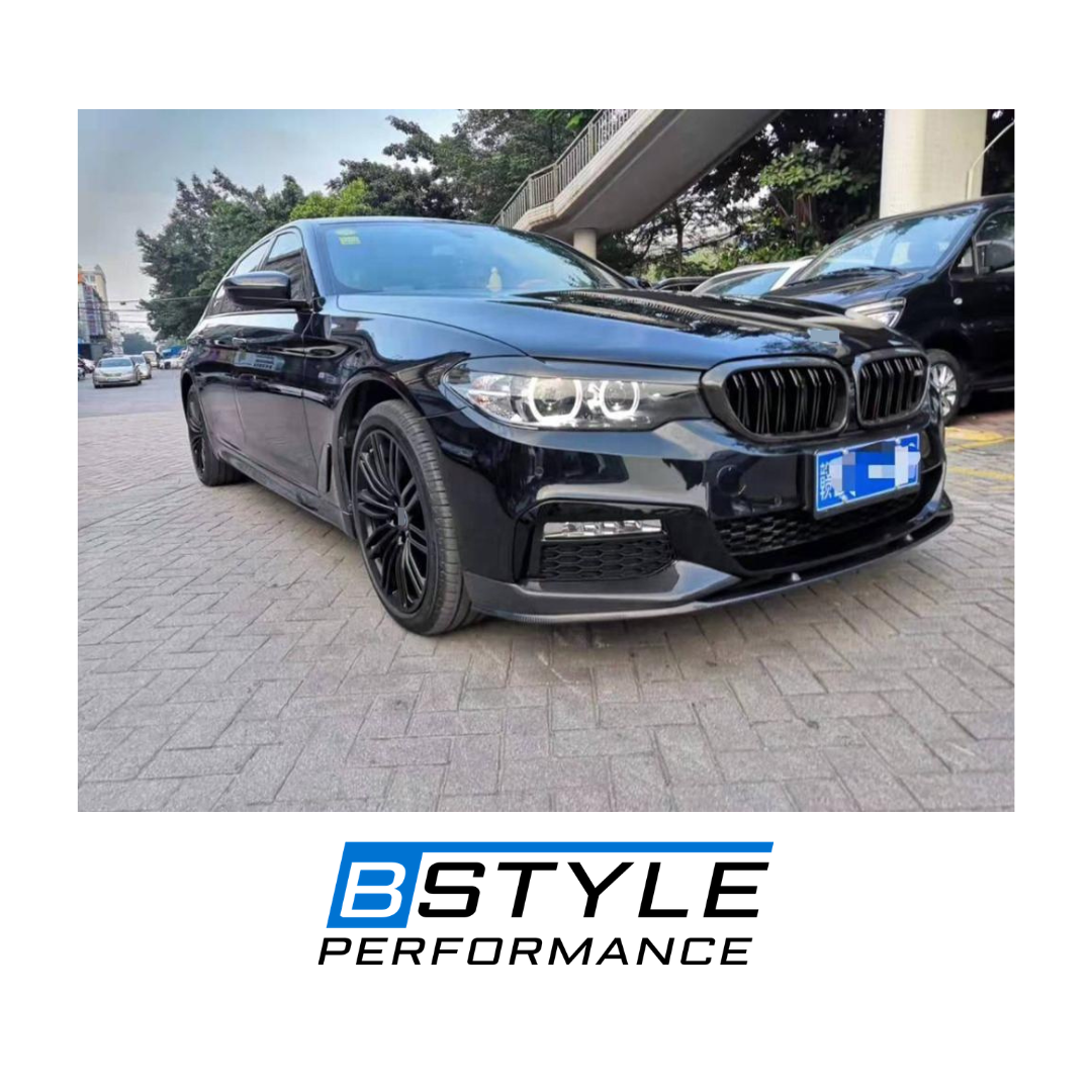 BMW 5 Series G30 MP Style Carbon Fiber Front Bumper Lip