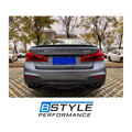 BMW 5 Series G30 M Sport MP Style Wet Carbon Fiber Rear Diffuser