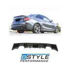 BMW 2 Series F22 F23 M Sport MP Style Gloss Black Rear Diffuser