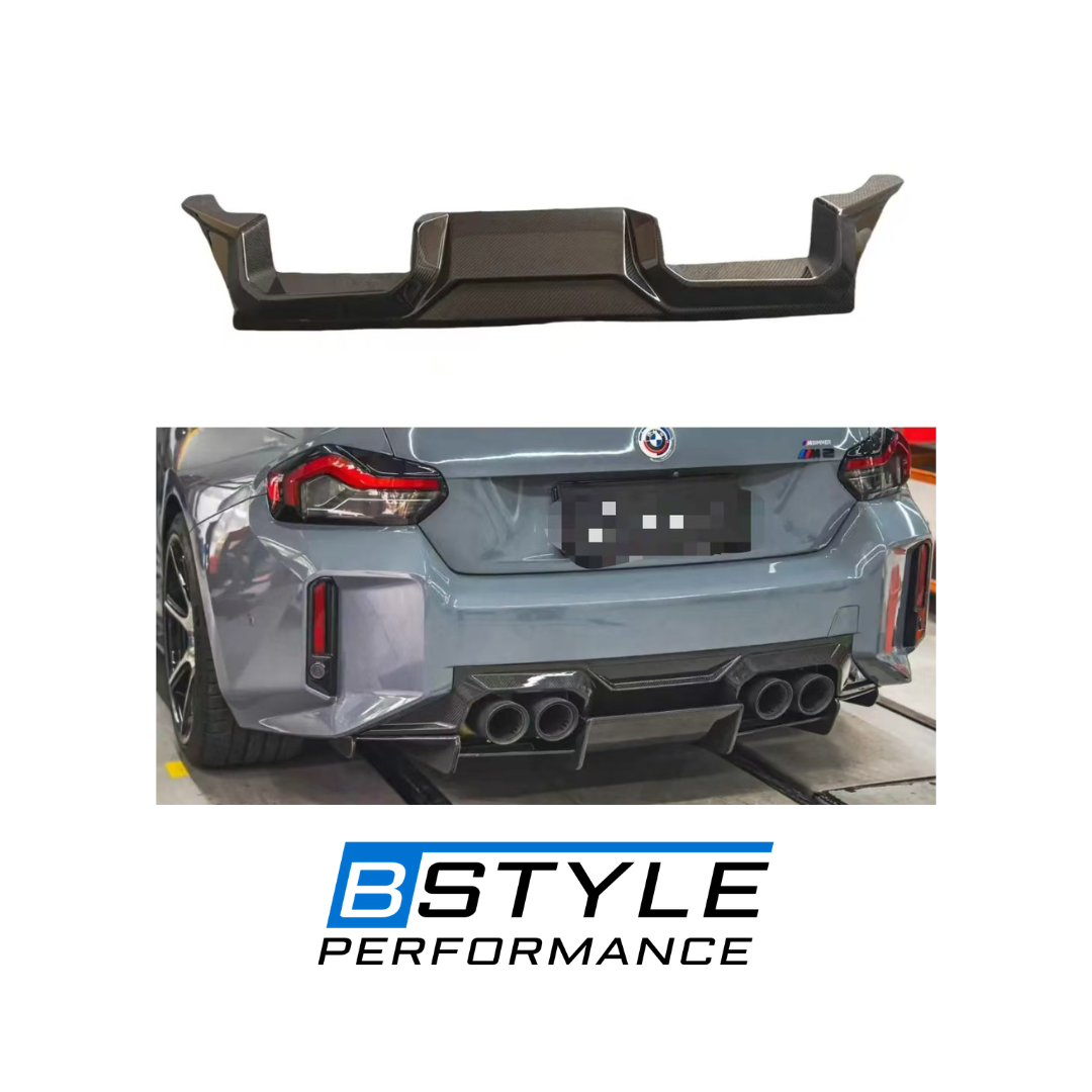 BMW G87 M2 AP Style Dry Carbon Fiber Rear Diffuser