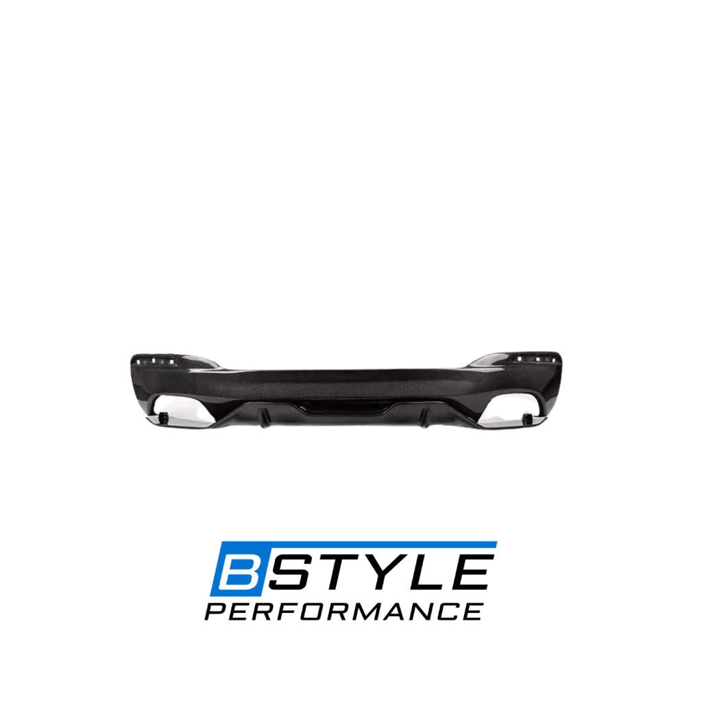 BMW 5 Series G30 M Sport MP Style Wet Carbon Fiber Rear Diffuser