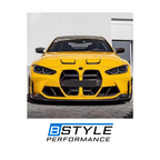 BMW M3 G80 M4 G82 Dry Carbon Fiber Front Hood Engine Air Vent Trims