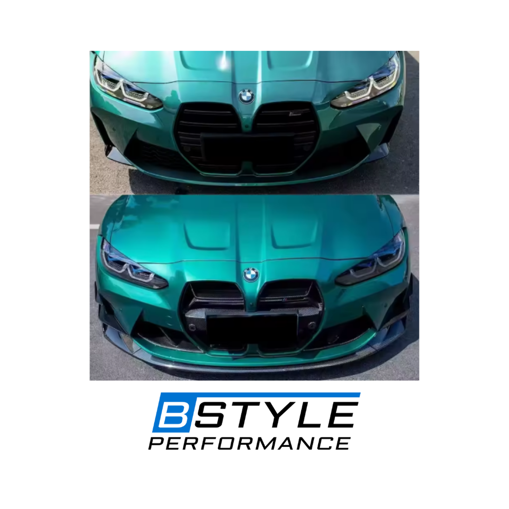 BMW M3 G80 M4 G82 Vacuum Dry Carbon Fiber Front Bumper Lip Splitter