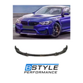 BMW 3 Series F30 M Sport CS Style Carbon Fiber Front Bumper Lip
