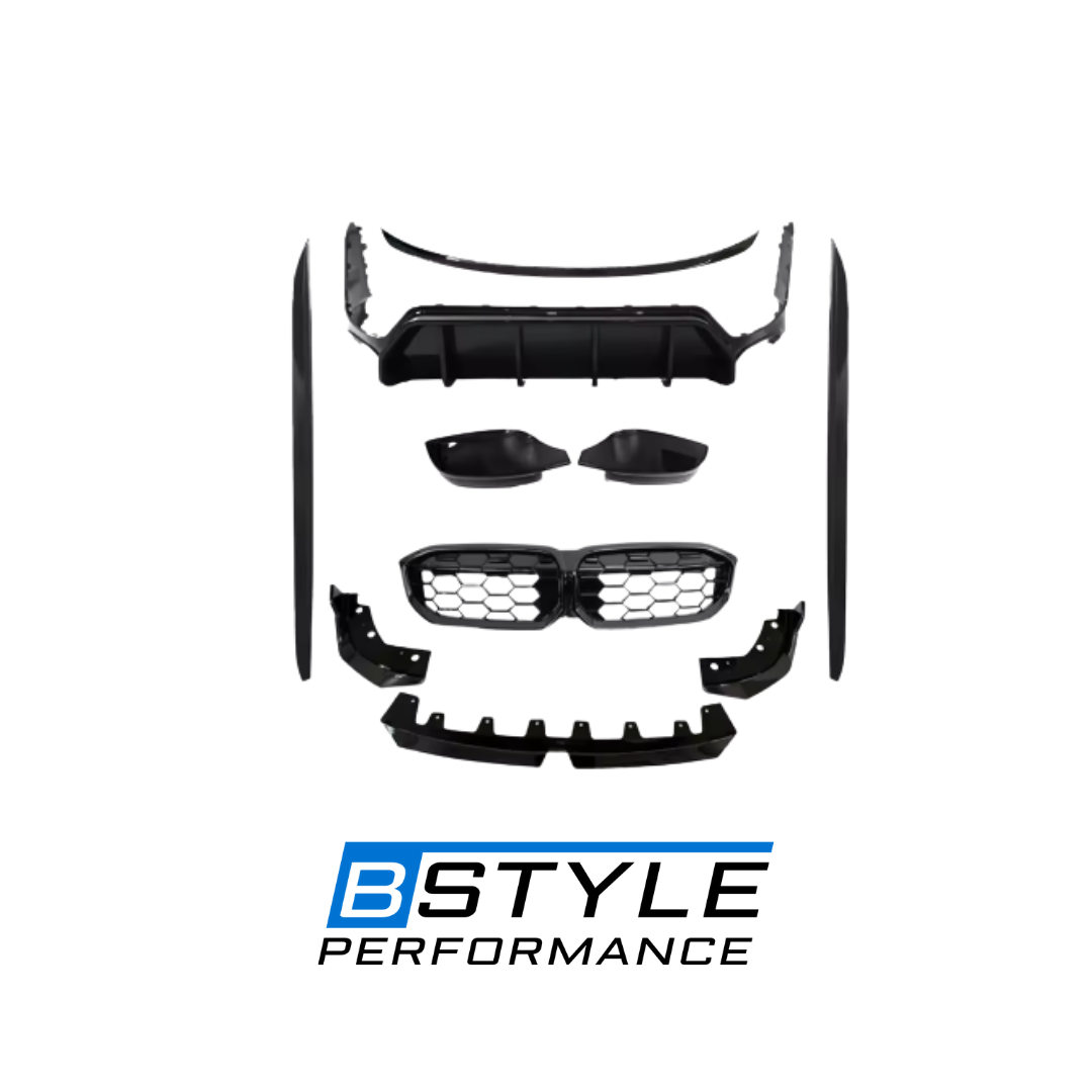 BMW 3 Series G20 Gloss Black Full Aero Body Kit (M Performance Style)