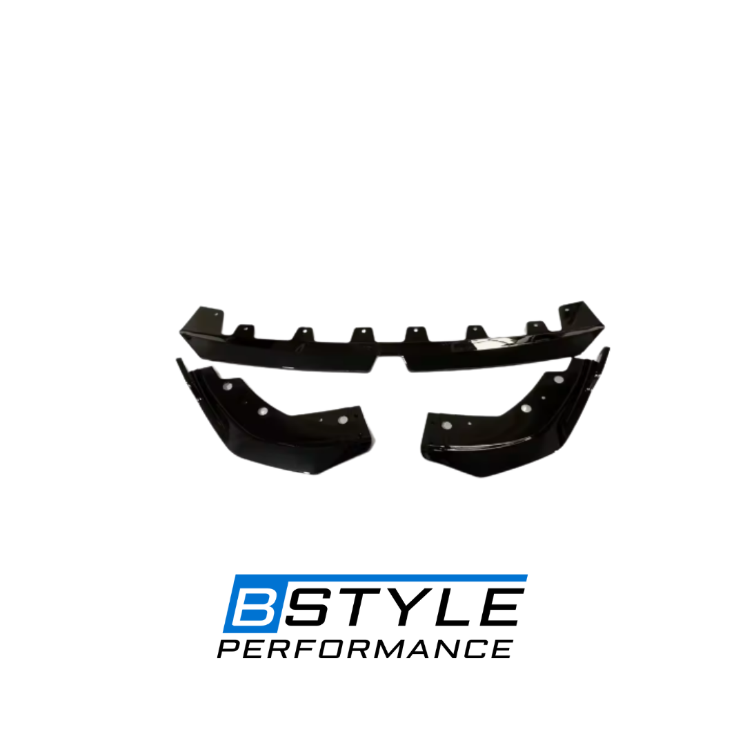 BMW 3 Series G20 G28 LCI MP Style 3-Piece Gloss Black Front Lip