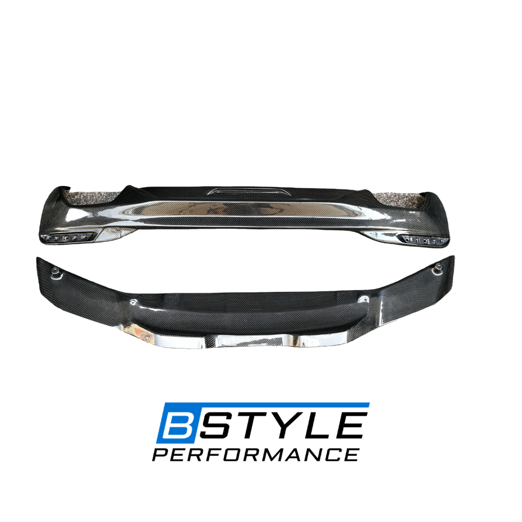 BMW 5 Series G30 M Sport MP Style Wet Carbon Fiber Rear Diffuser