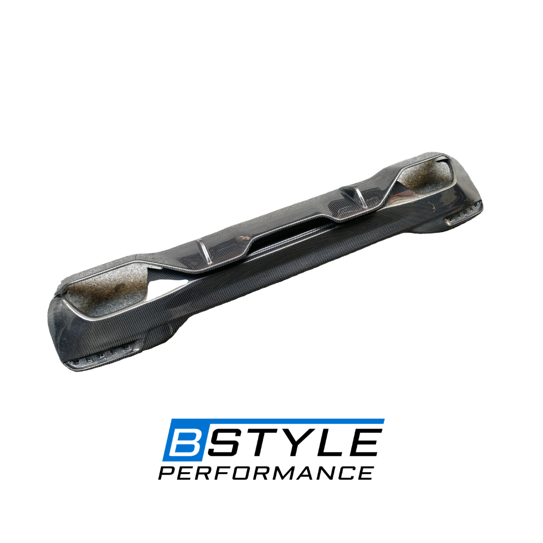 BMW 5 Series G30 M Sport MP Style Wet Carbon Fiber Rear Diffuser