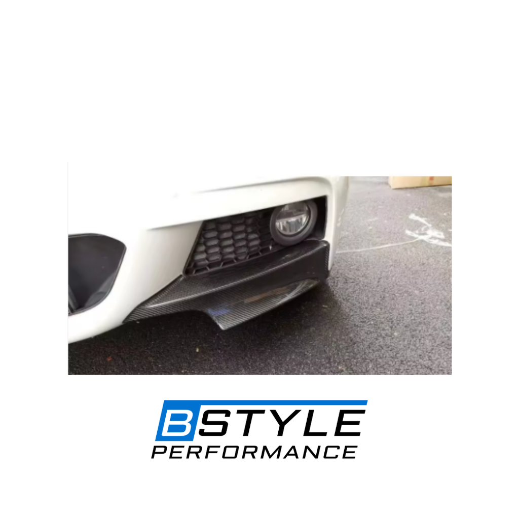 BMW 3 Series F30 F35 M Sport Wet Carbon Fiber Front Side Vent Splitters