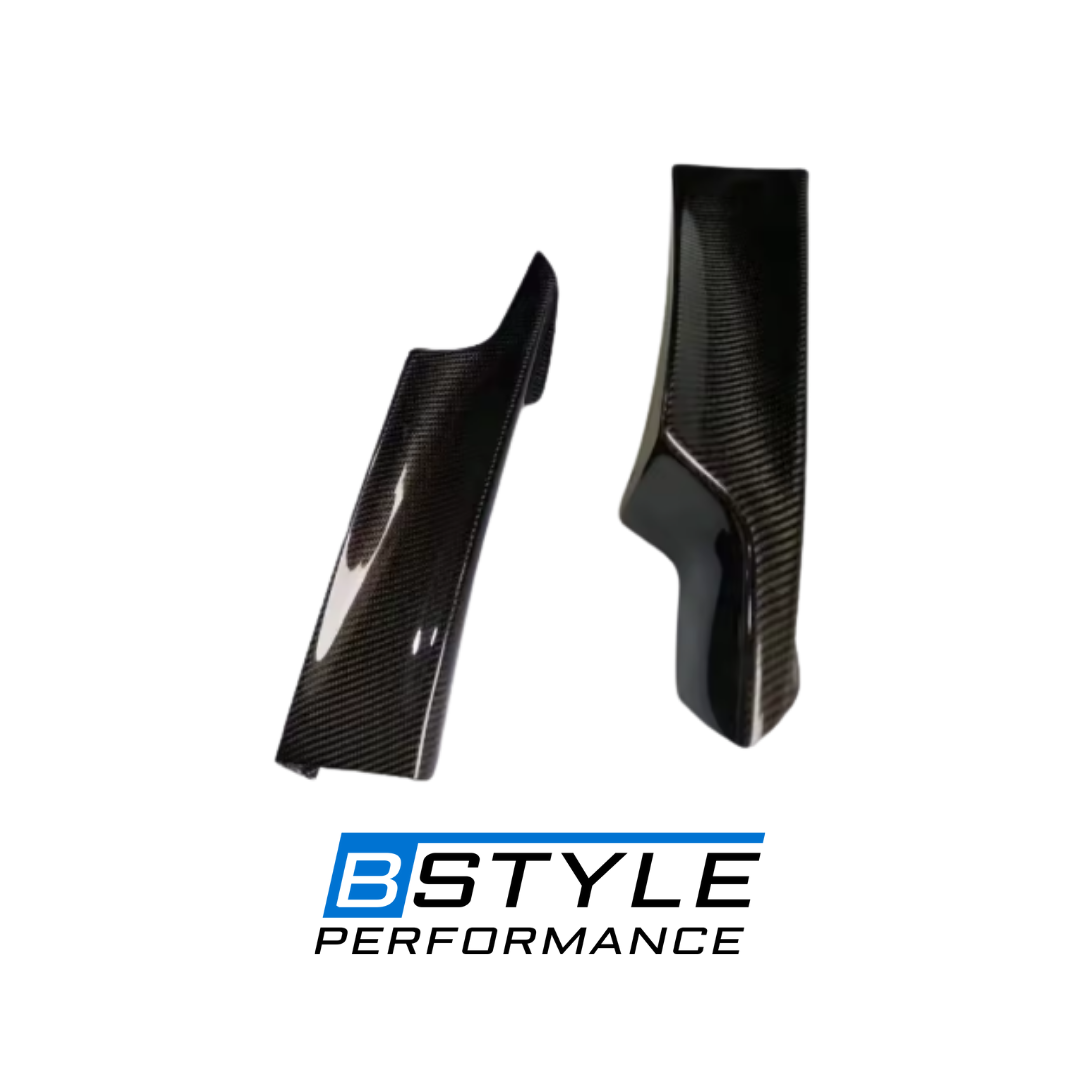 BMW 3 Series F30 F35 M Sport Wet Carbon Fiber Front Side Vent Splitters
