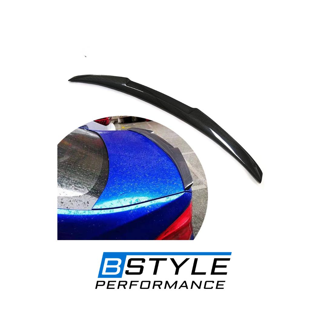 BMW 5 Series G30 M4 Style Carbon Fiber Rear Trunk Spoiler