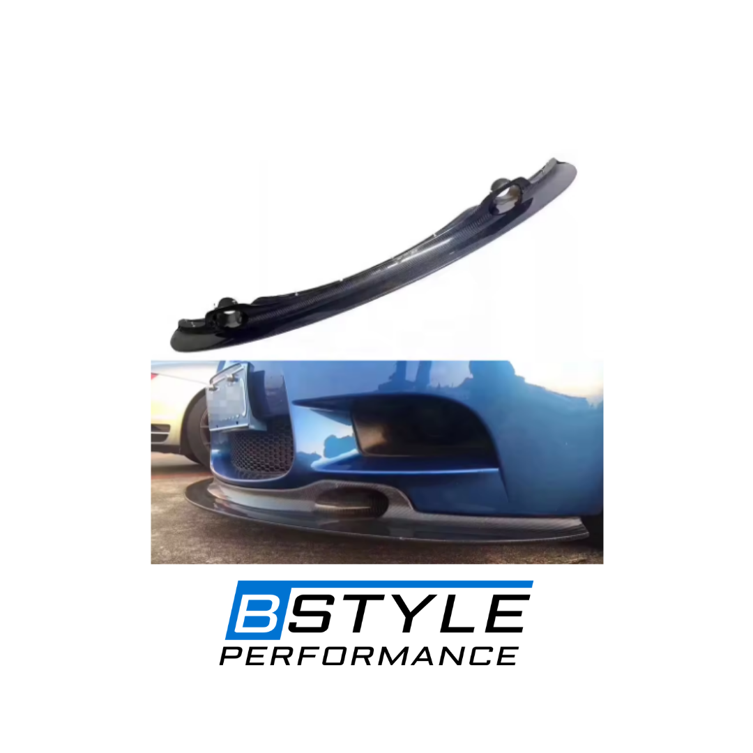 BMW E92 E93 M3 G Style Carbon Fiber Front Bumper Splitter Lip