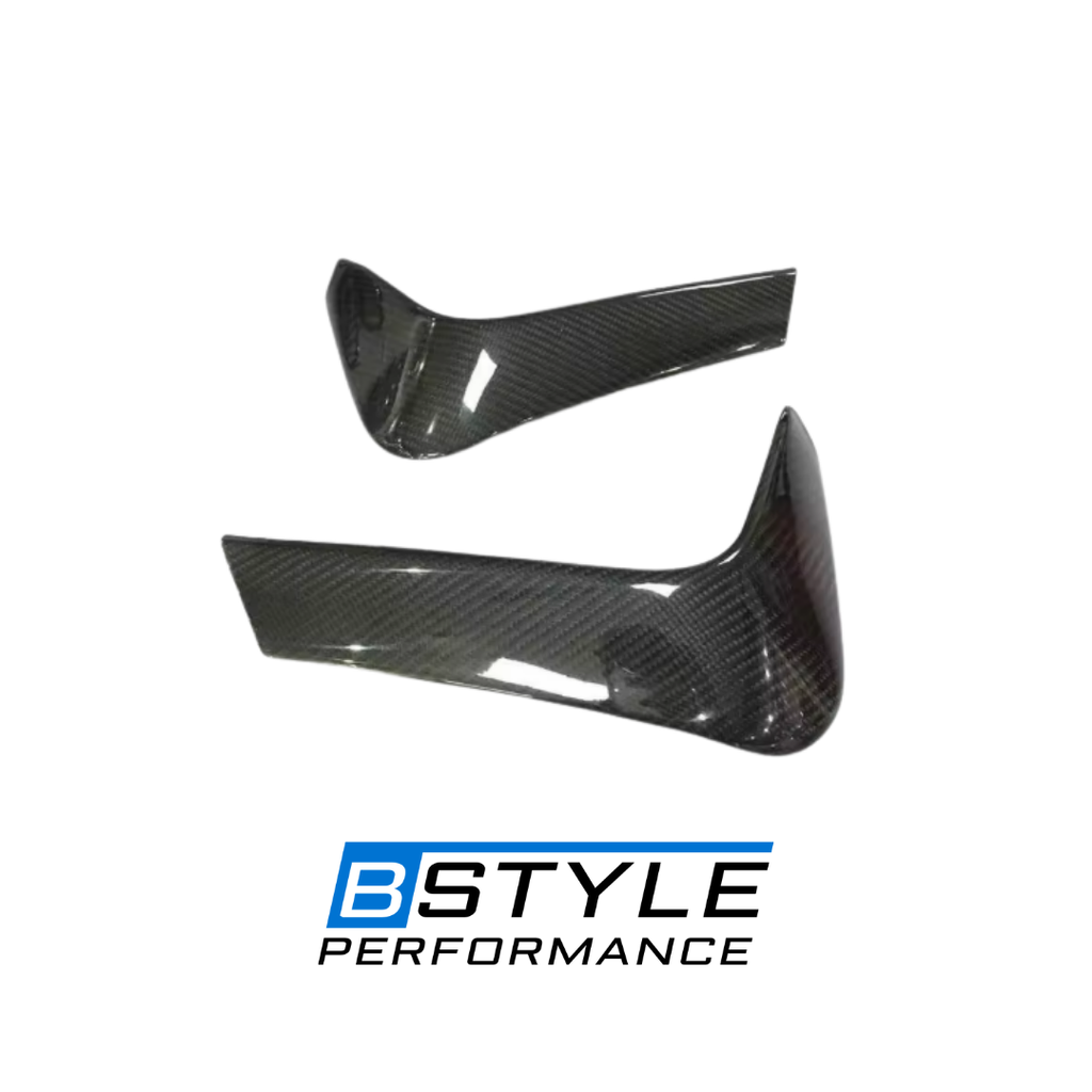 BMW M3 F80 M4 F82 Dry Carbon Fiber Front Side Vent Splitters