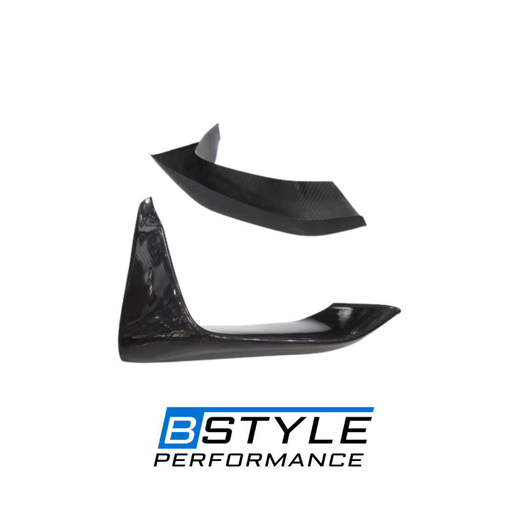 BMW M3 F80 M4 F82 Dry Carbon Fiber Front Side Vent Splitters