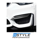 BMW M3 F80 M4 F82 Dry Carbon Fiber Front Side Vent Splitters
