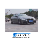 BMW 3 Series F30 M Performance Style Gloss Black Front Bumper Lip