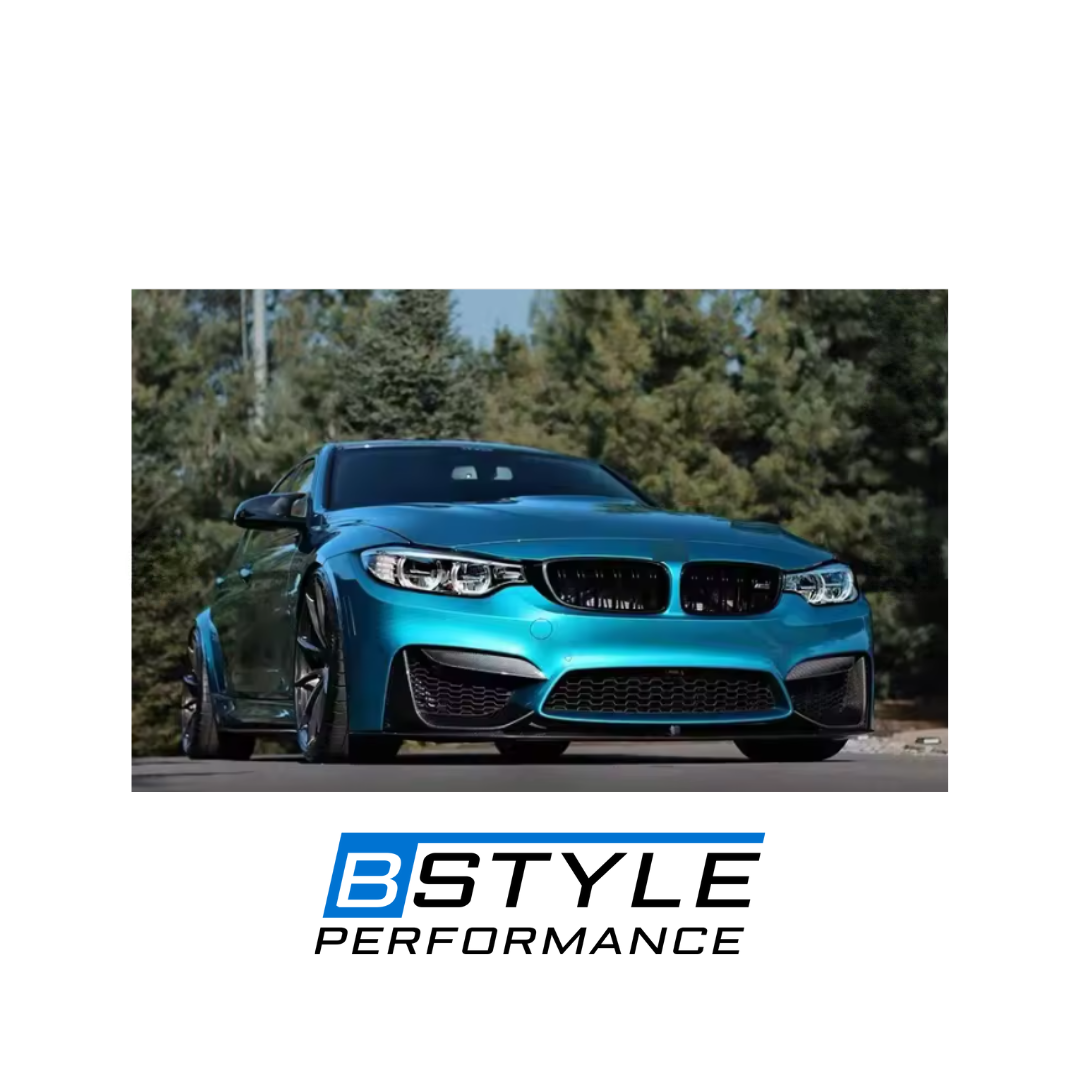 BMW M3 F80 M4 F82 Dry Carbon Fiber Front Side Vent Splitters