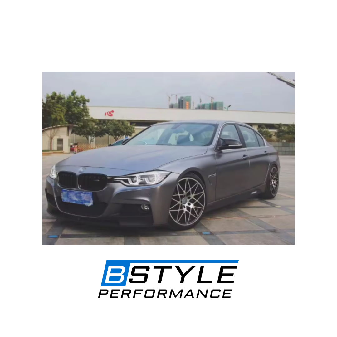 BMW 3 Series F30 M Performance Style Gloss Black Front Bumper Lip