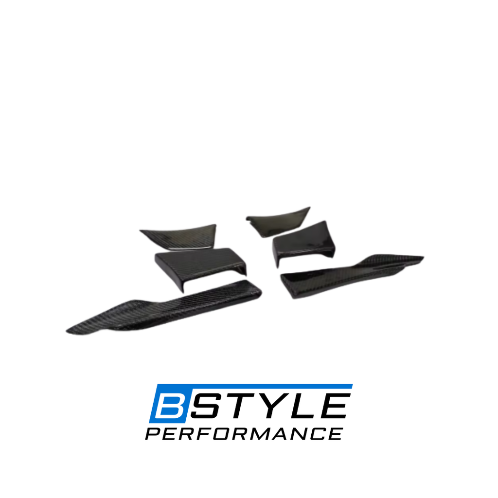 BMW M3 F80 M4 F82 Carbon Fiber Front Bumper Side Fins (Canards)