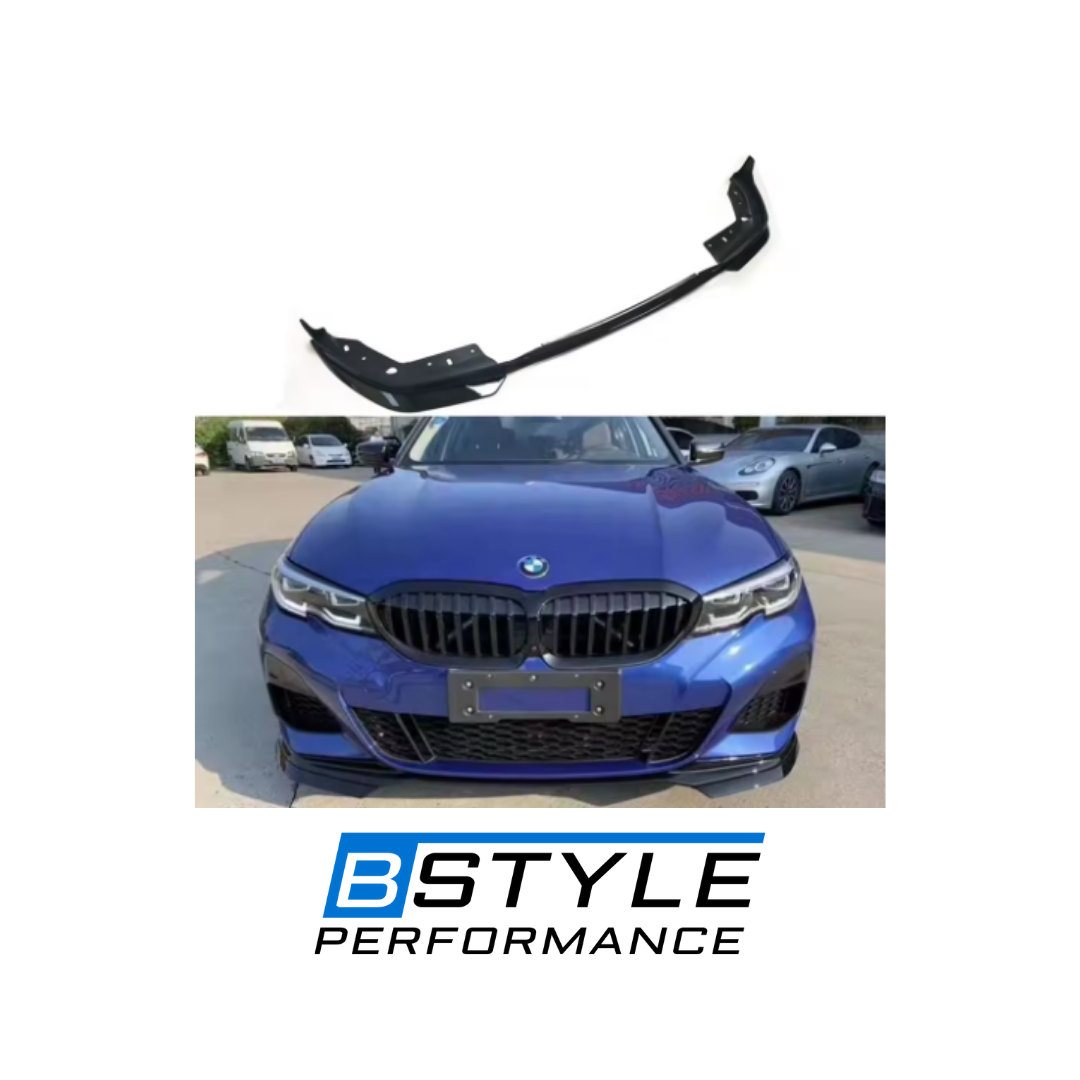 BMW G20 MP Style Gloss Black Front Bumper Lip