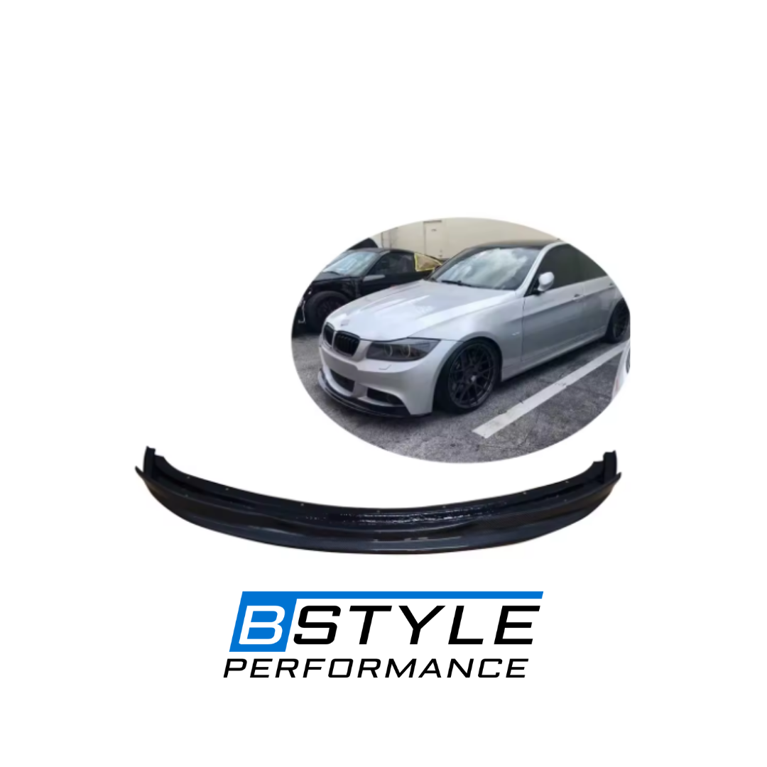 BMW 3 Series E90 Sport Carbon Fiber Front Bumper Lip