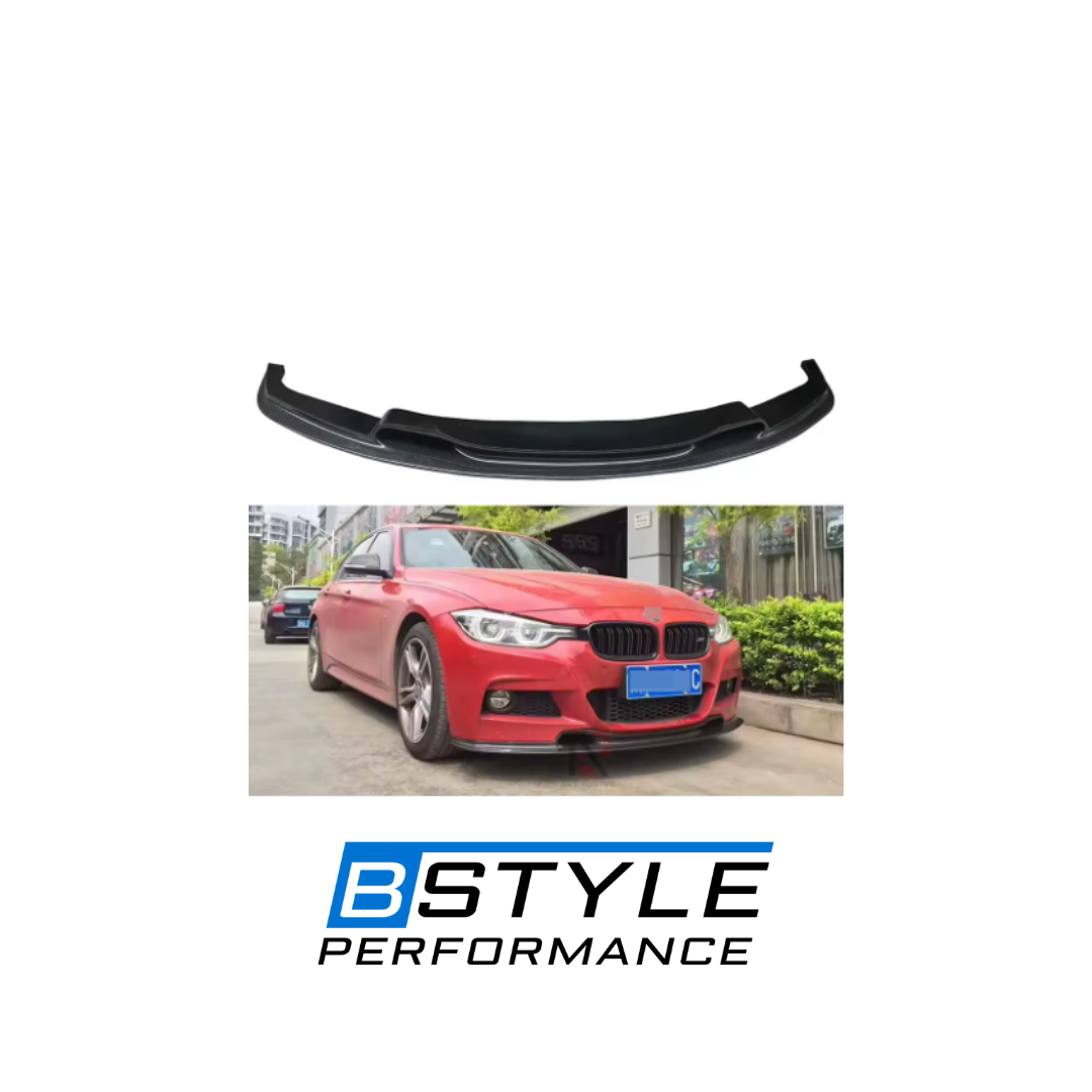 BMW F30 F35 Sport V Type Carbon Fiber Front Lip