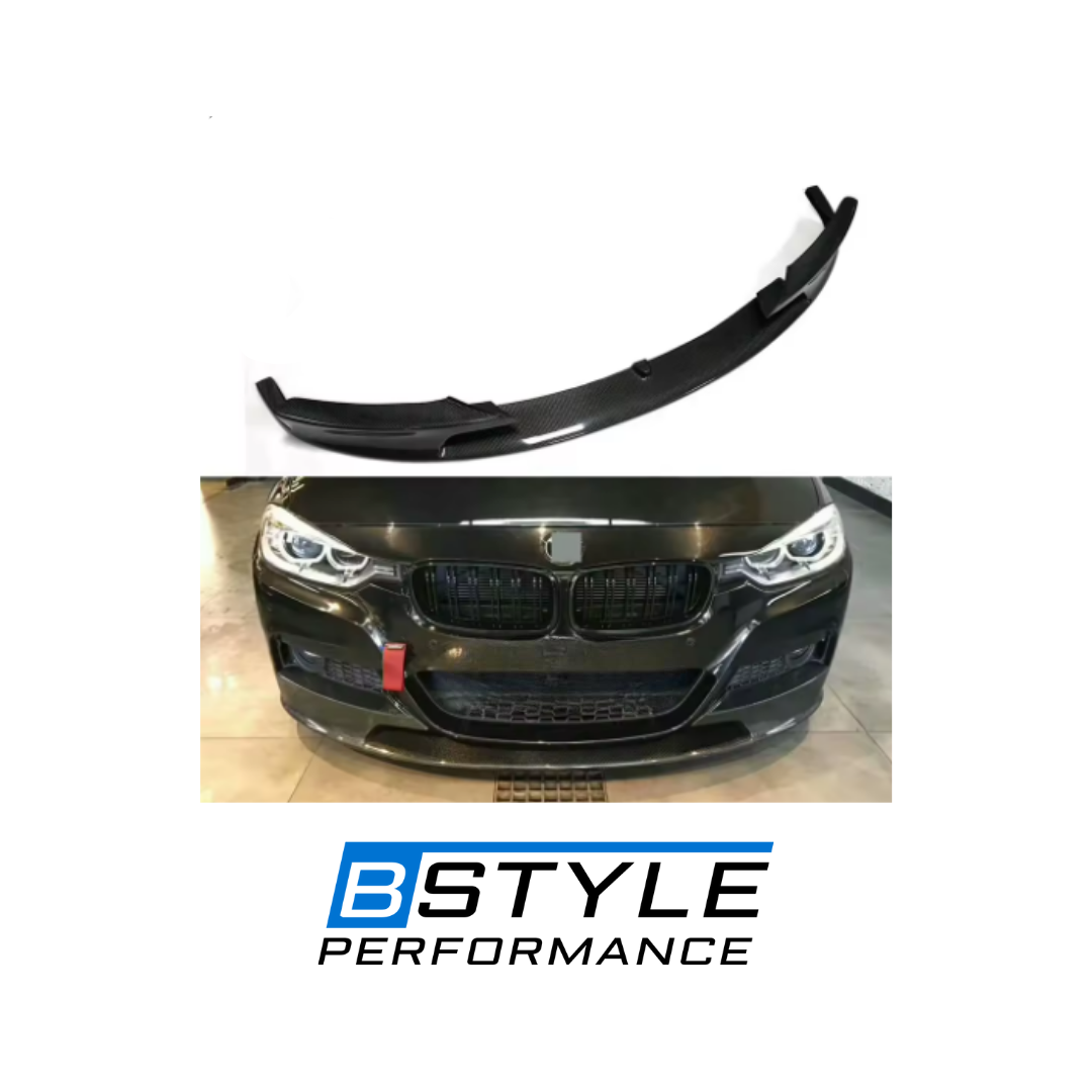 BMW 3 Series F30 F35 M Sport MP Style Carbon Fiber Front Lip