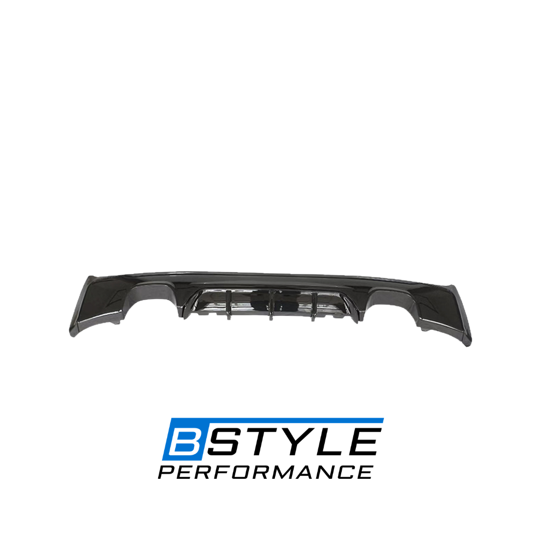 BMW 2 Series F22 F23 M Sport MP Style Gloss Black Rear Diffuser