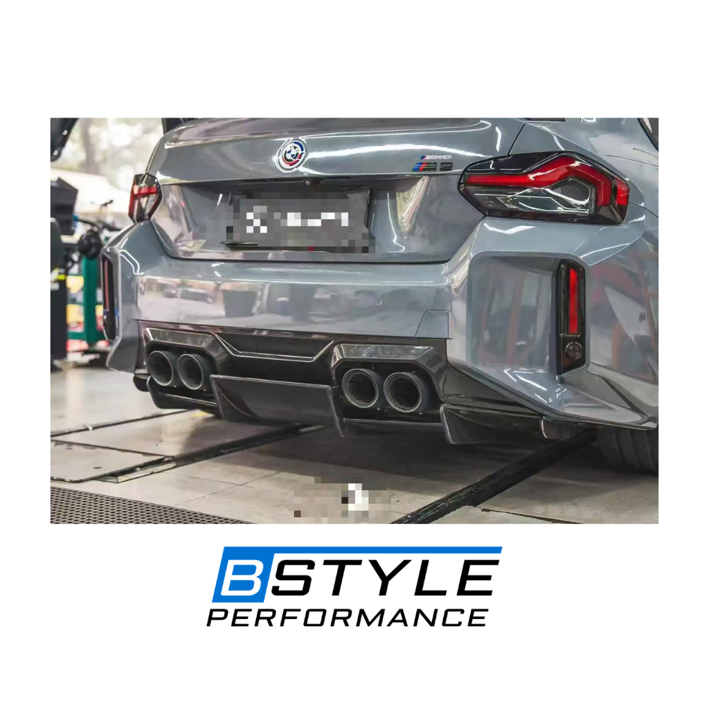 BMW G87 M2 AP Style Dry Carbon Fiber Rear Diffuser