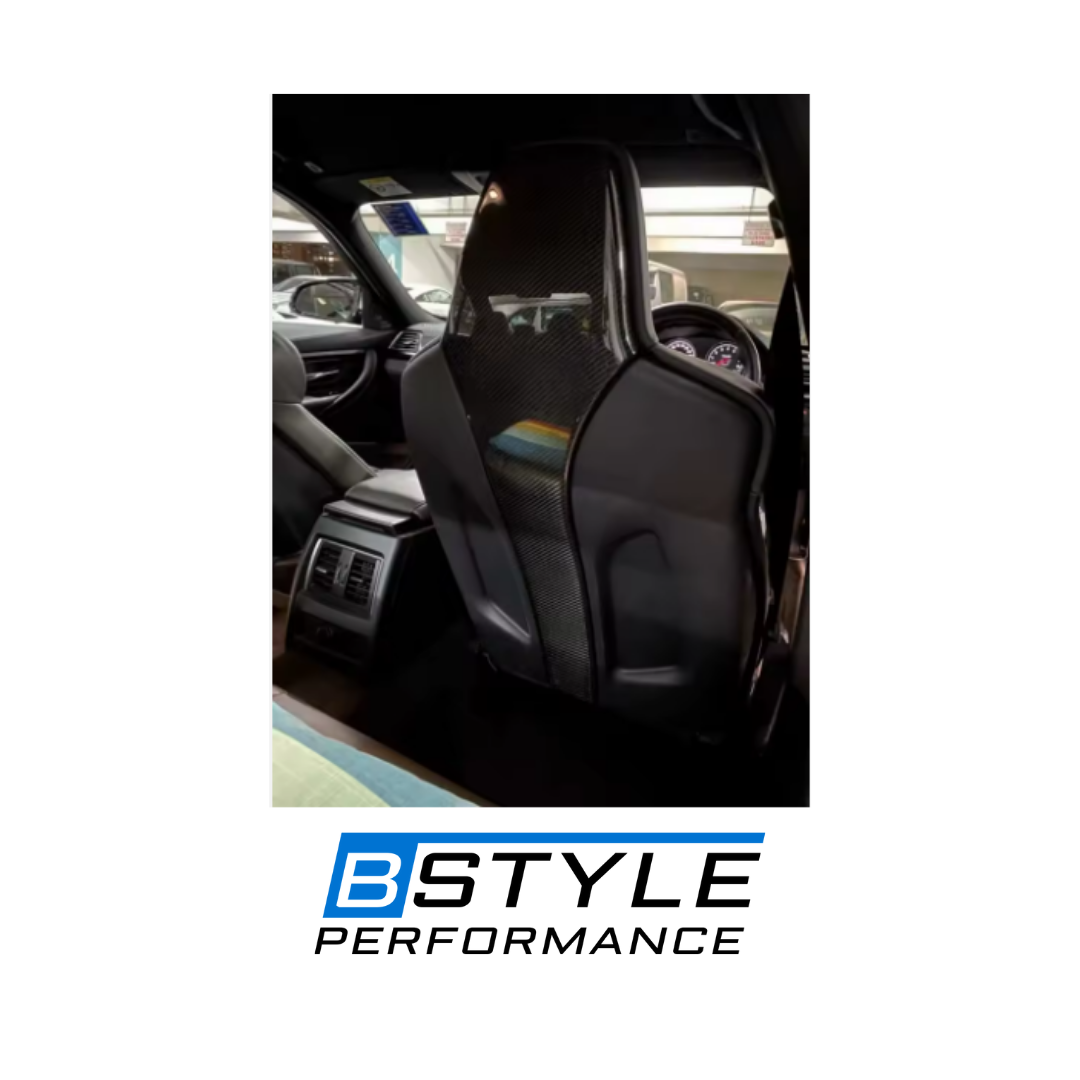 BMW M3 F80 M4 F82 Dry Carbon Fiber Interior Seat Back Covers (Pair)