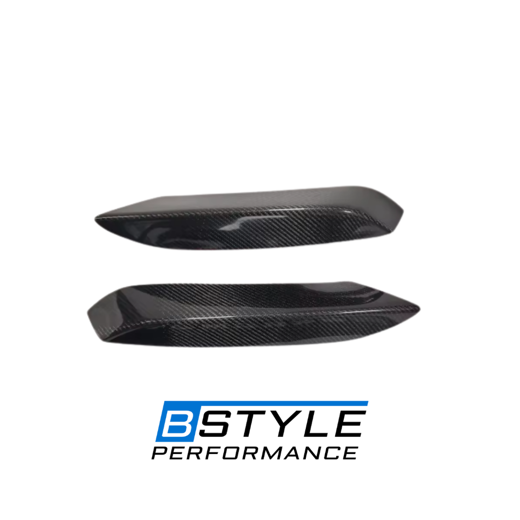 BMW M3 F80 M4 F82 Carbon Fiber Front Bumper Upper Vent Trims