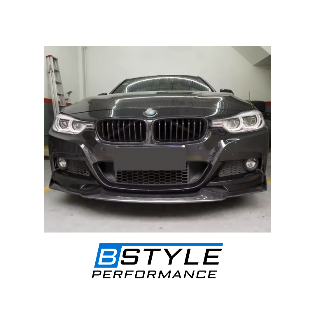 BMW 3 Series F30 F35 M-Tech Carbon Fiber Front Bumper Lip