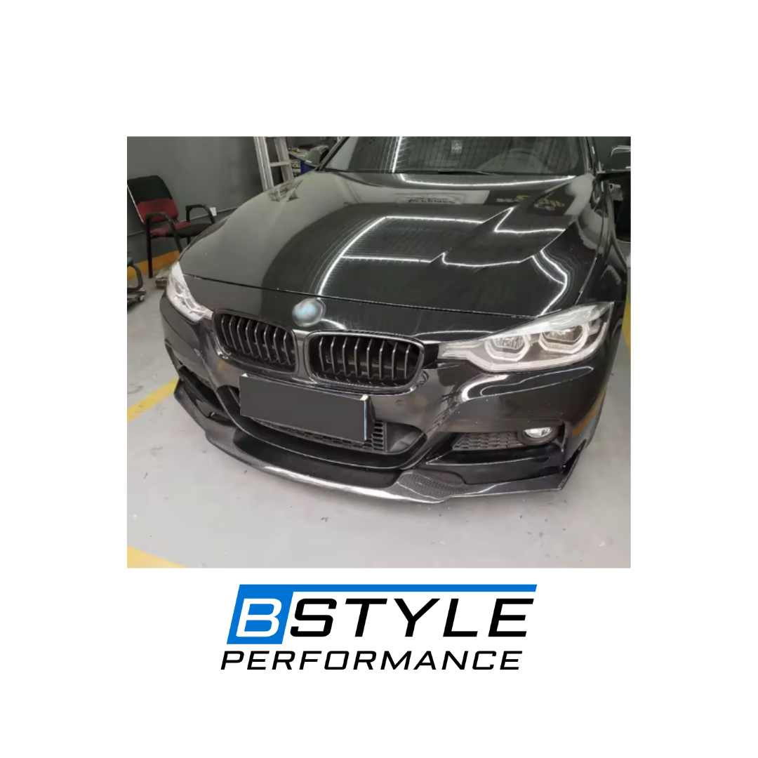 BMW 3 Series F30 F35 M-Tech Carbon Fiber Front Bumper Lip