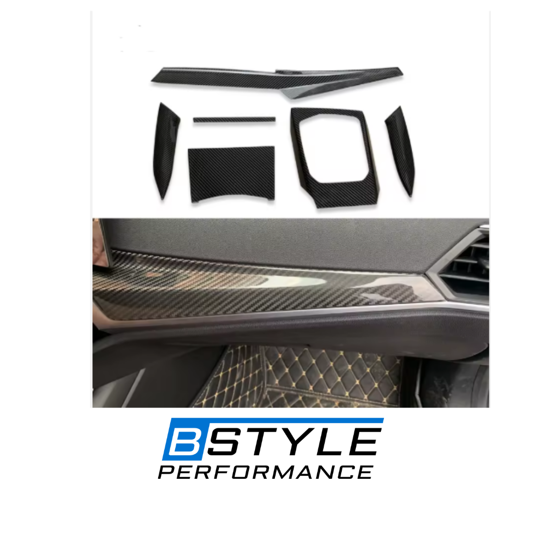 BMW G20/G22/G42/G80/G82 Carbon Fiber Interior Trim Kit – 7 Pieces Dry Carbon Adhesive