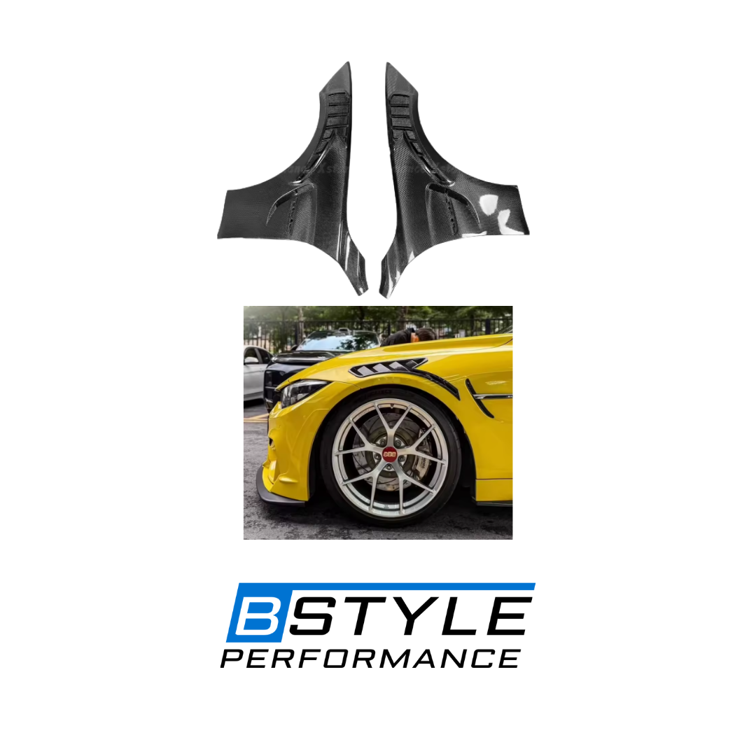 BMW M4 F82/F83 M Performance Wet Carbon Fiber Front Fenders
